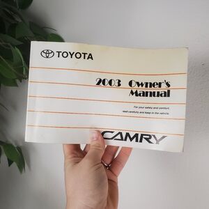 Toyota Camry 2003 Owner's Manual